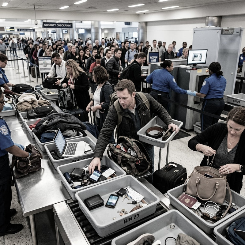 People lose items at the security check all the time