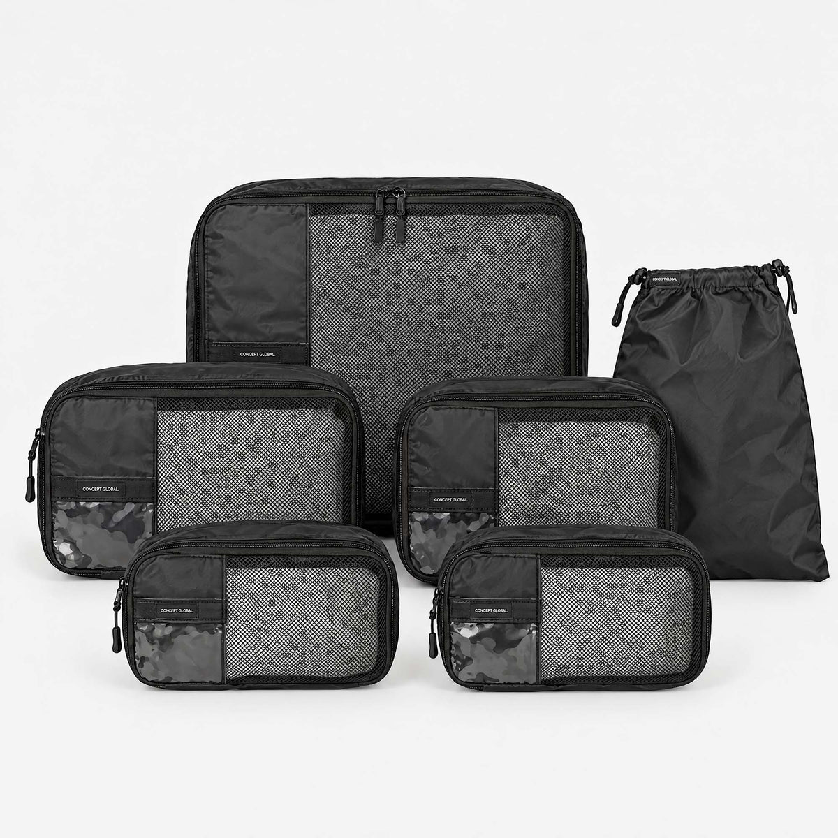Compression Packing Cubes — 6-Piece Set