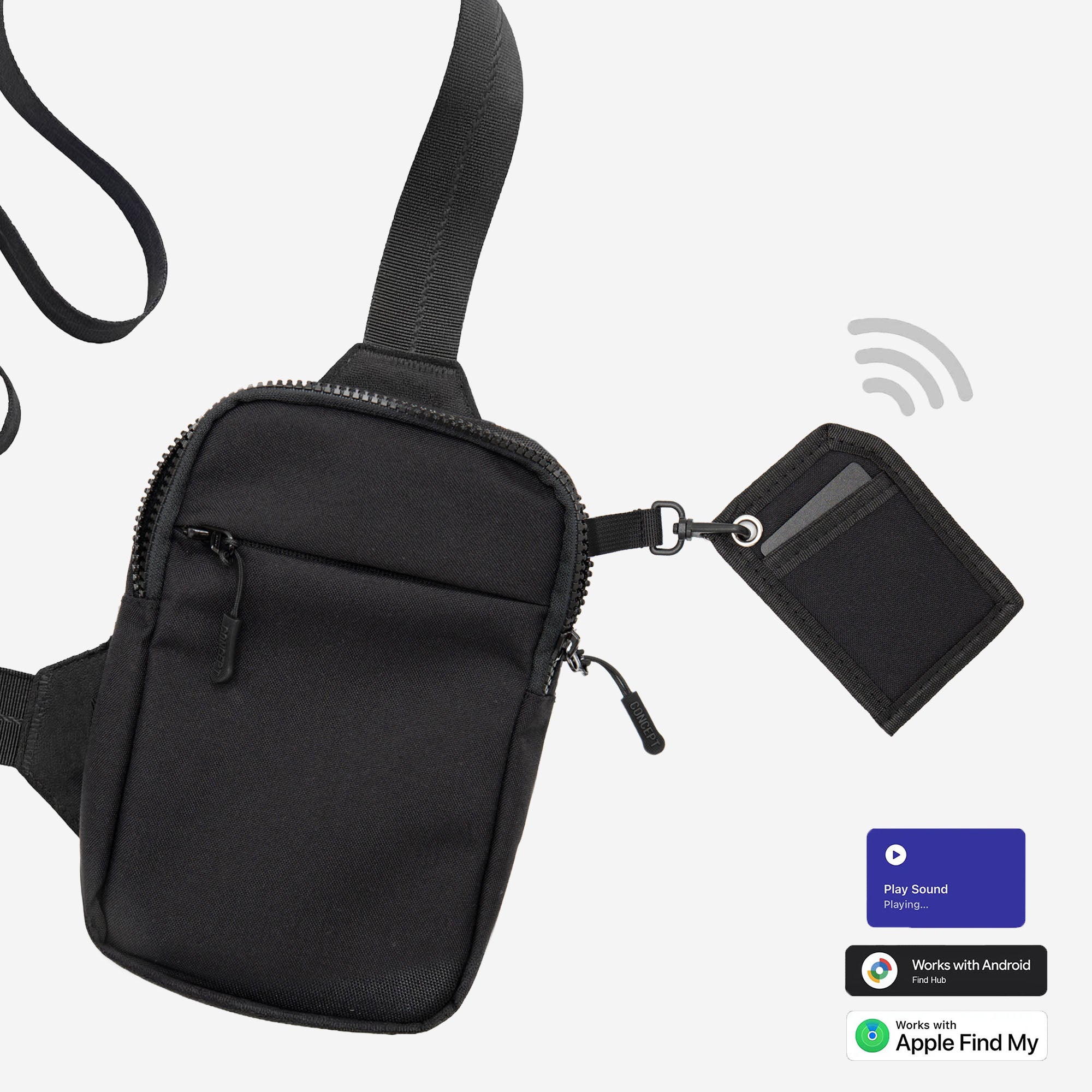 CG x RhinoKey® Trackable Sling Bag Bundle