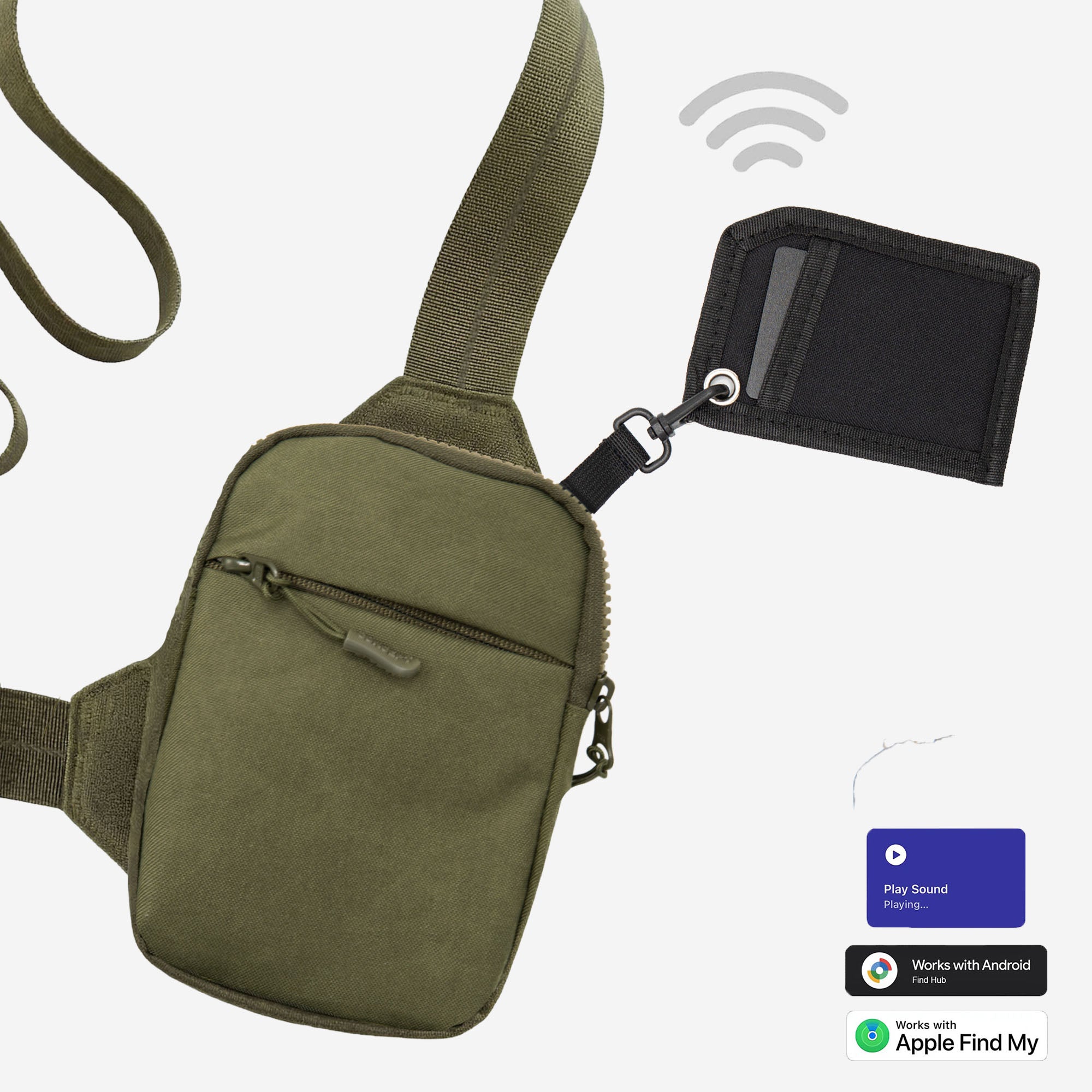 CG x RhinoKey® Trackable Sling Bag Bundle
