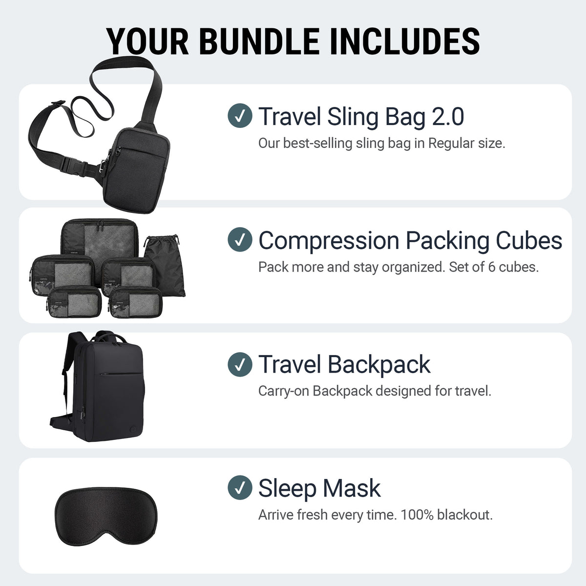 Everything in the 2.0 Travel Bundle