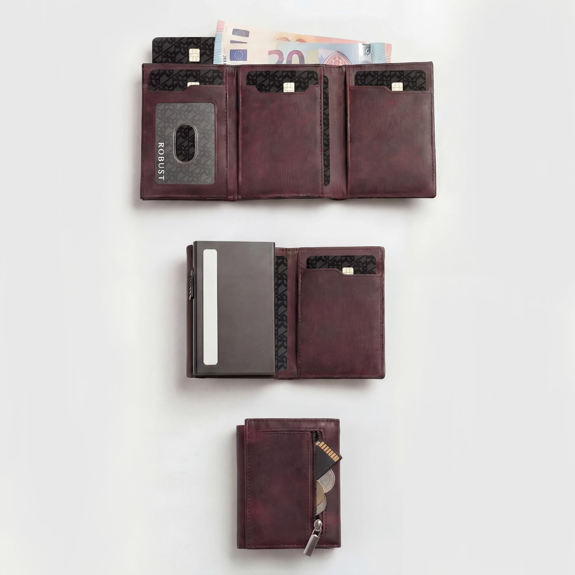 RFID Blocking Leather Wallet